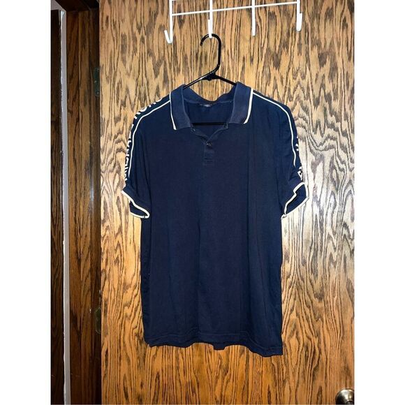 Michael Kors Black Polo Shirt Men’s Size Large - Picture 1 of 7